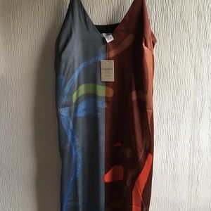 Gorgeous face print cocktail dress!