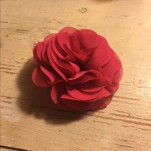 Pink rose adjustable ring.
