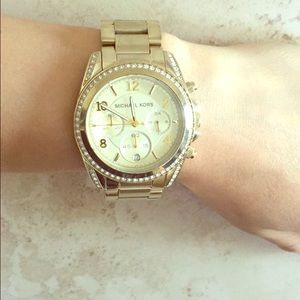 Gold Michael kors watch