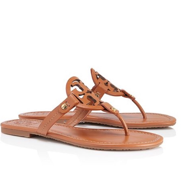 Tory Burch Miller sandals In Vintage Vachetta - Picture 3 of 4