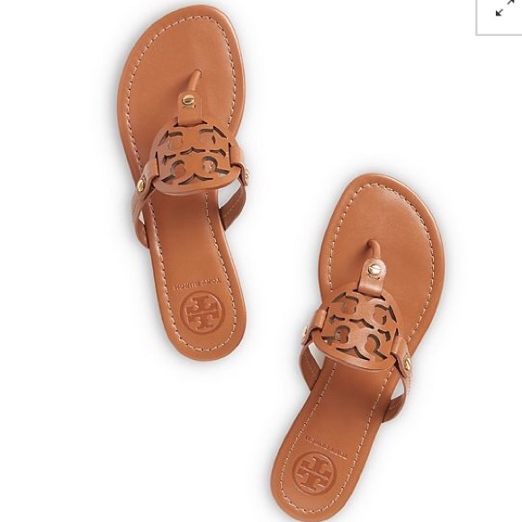 Tory Burch Miller sandals In Vintage Vachetta - Picture 4 of 4