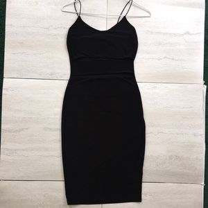 Black dress with cutouts Black dress with cutouts