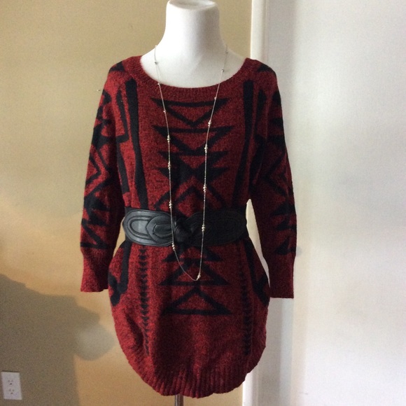 Christmas in July...Express poncho sweater.