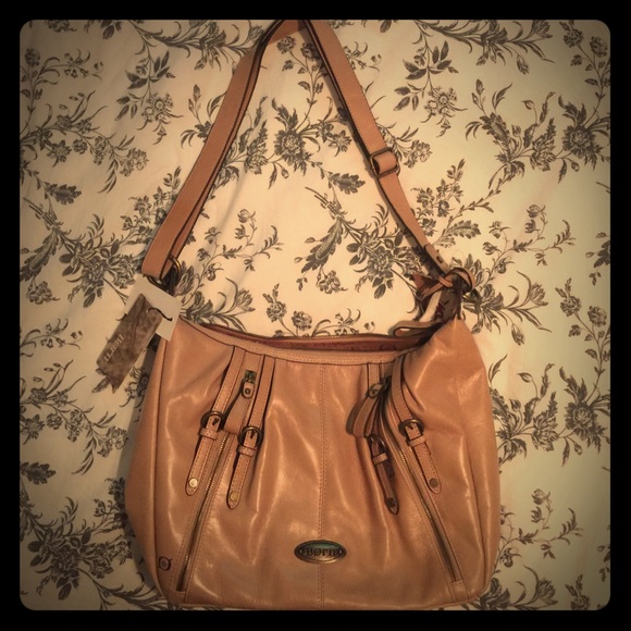 Born Tan Leather Purse