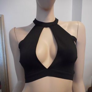 Nasty Gal Rebel Caged Crop Tank