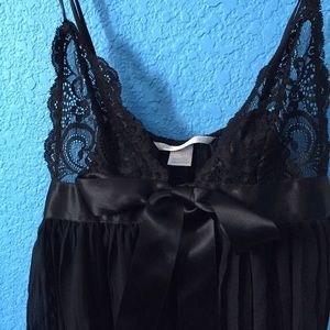 New black lace baby doll nightie