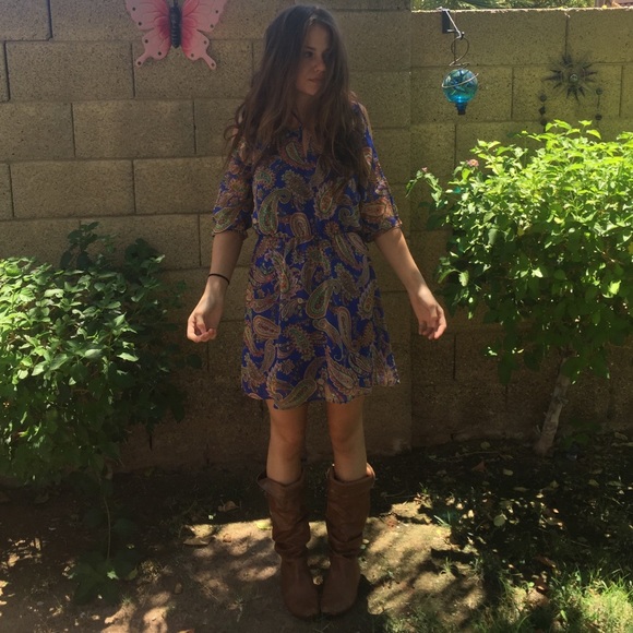 Paisley sun dress