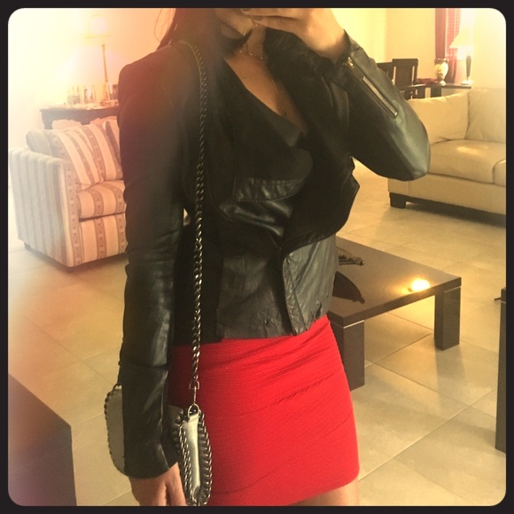 BEBE motor jacket