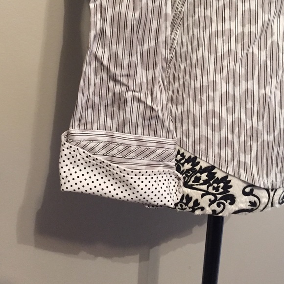 Express Button Up Leopard Print Blouse - image 4