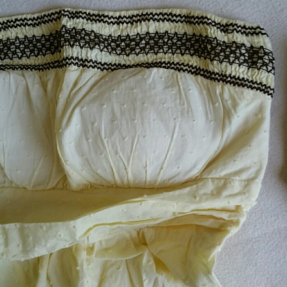 Charlotte Russe Strapless Aztec Embroidered Blouse - Picture 2 of 4