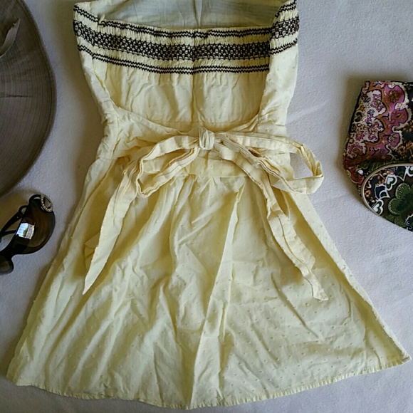 Charlotte Russe Strapless Aztec Embroidered Blouse - Picture 3 of 4