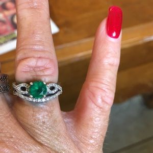 Wedding Emerald & Diamond Set!!💍