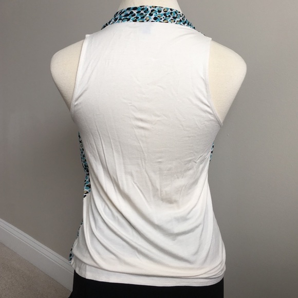 blue printed top - Picture 3 of 4