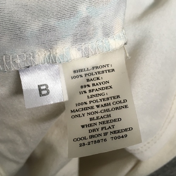 blue printed top - Picture 4 of 4