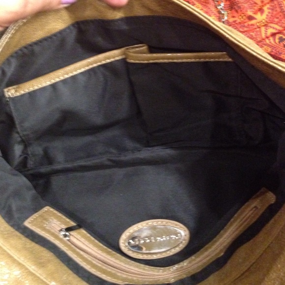 Gold Shimmer Big Buddha Clutch Purse - Picture 4 of 6