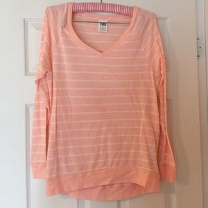 Victoria's Secret long sleeve V neck tee