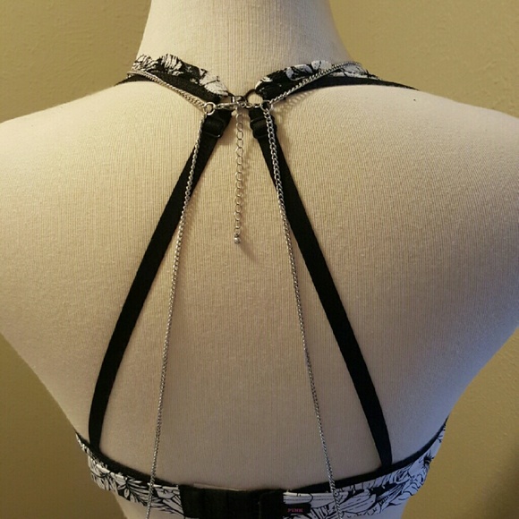 Black & White Lace Bralette - Picture 2 of 3