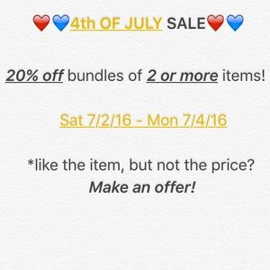 4TH OF JULY SALE
