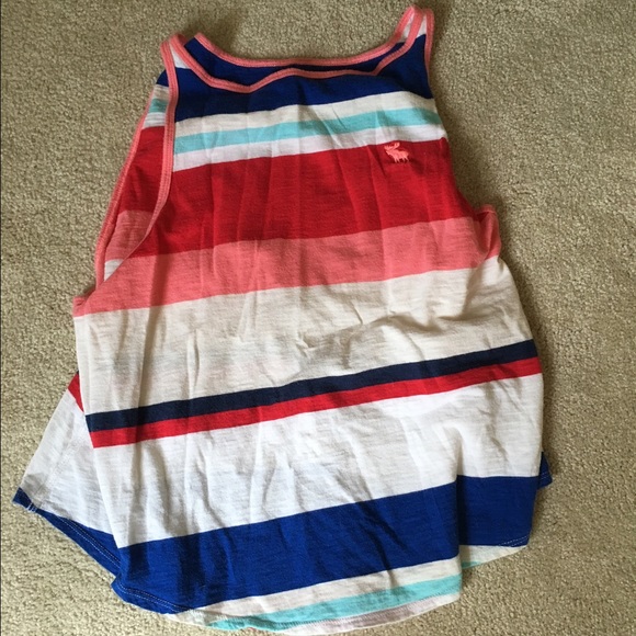 striped tank top from abercrombie and fitch.