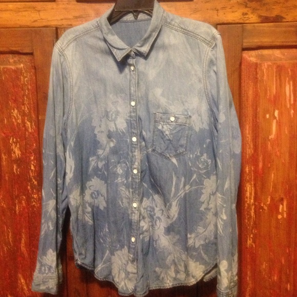 gap women's denim shirts