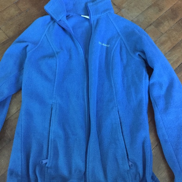 Full zip Columbia fleece sweatshirt