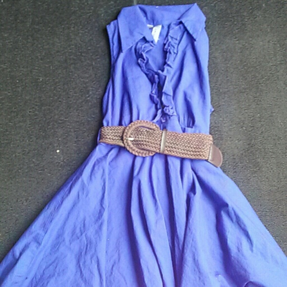 Royal blue dress