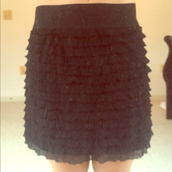 Express black skirt