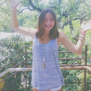 Anthropologie loose tank top