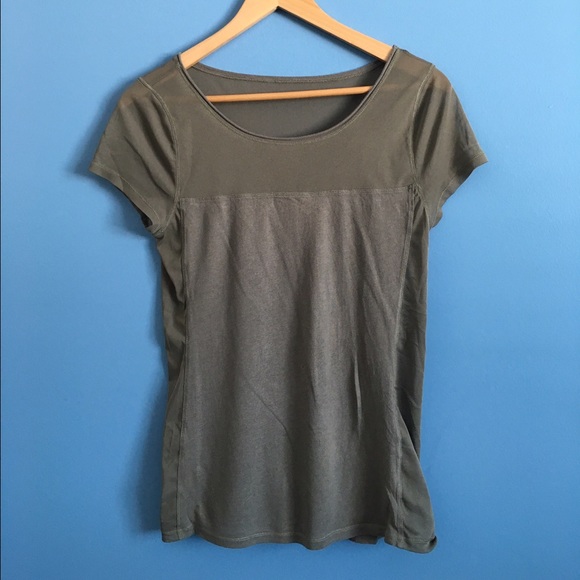 Army Green Illusion Top