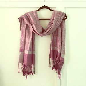 PURPLE WIDE SCARF