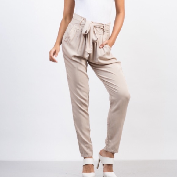 NWT // Taupe Trousers Pants
