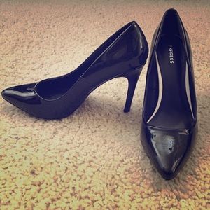 Black Express 3-inch heels