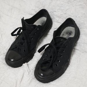 Black Chuck Taylor's