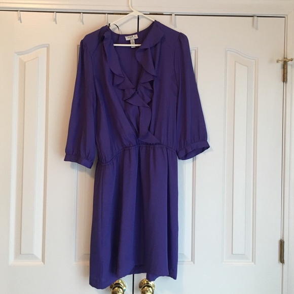 Purple Wrap Dress