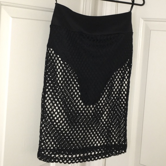 Fishnet Skirt with Panty Insert