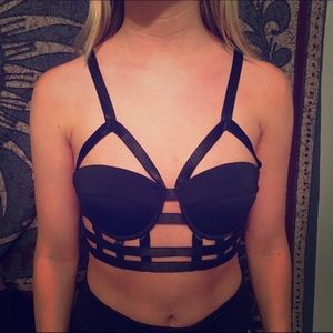 CAGED BRALETTE