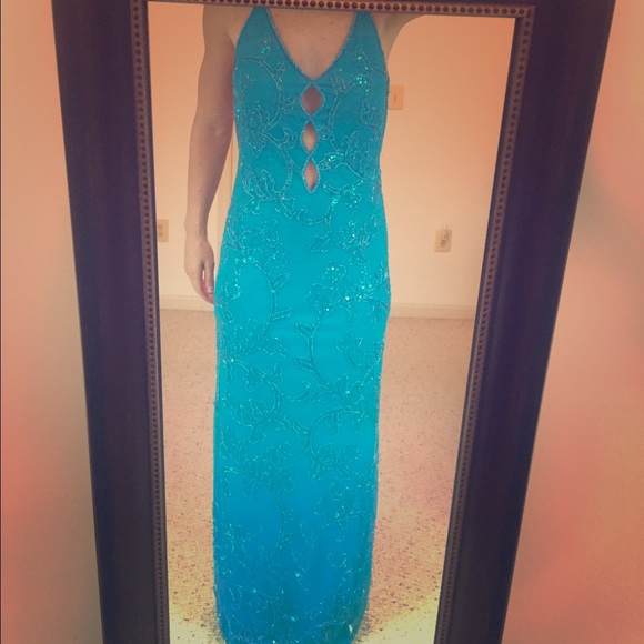Beautiful blue gown