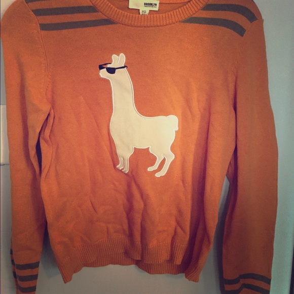Brooklyn Industries Llama Sweater