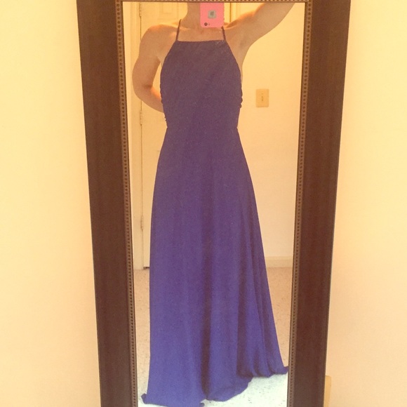 Blue gown
