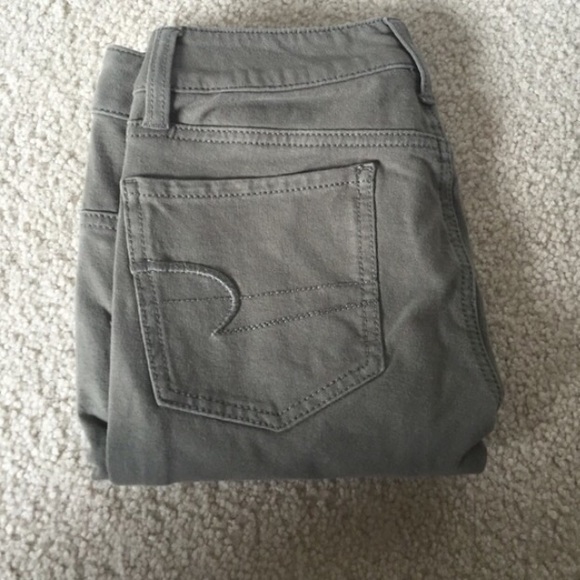 American Eagle Army Green Jeggings