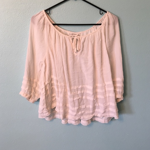 A&F cropped blouse - Picture 1 of 3