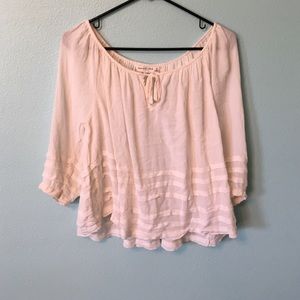 A&F cropped blouse