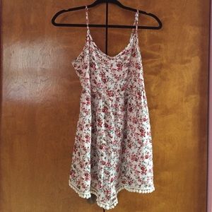 Forever 21 floral romper