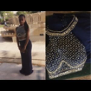 2 Piece prom dress