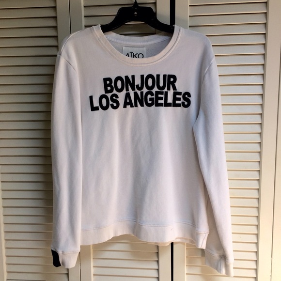 AIKO Bonjour Los Angeles Sweater