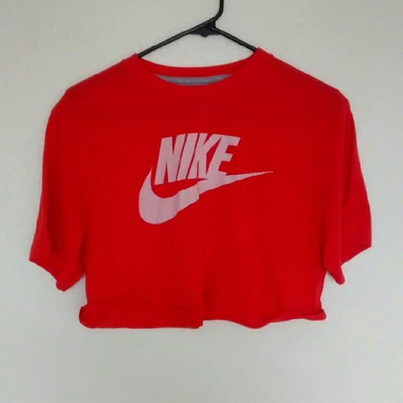 Nike Tops - SOLD VINTED- Red nike crop top