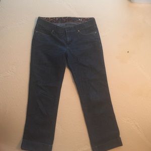 Express denim capris
