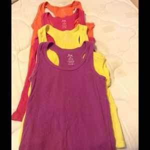 Bundle of 4 cotton tank tops