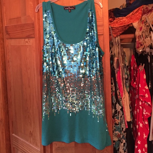 Almost Famous Sequin Tank