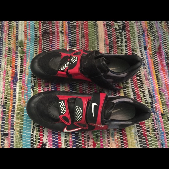 Nike clip on cycling shoes size 8.5